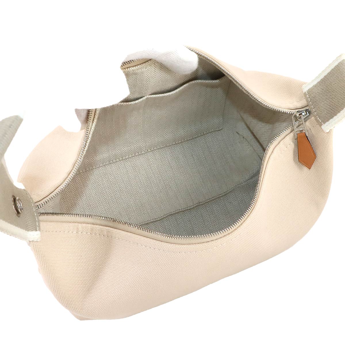 Bride a Brac PM Hand Bag Toile H Natural Pouch Purse