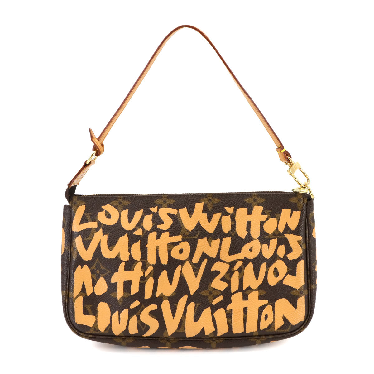 Monogram Graffiti Pochette Accessoires Pouch Peach M92193