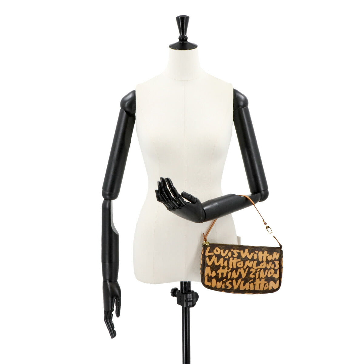 Monogram Graffiti Pochette Accessoires Pouch Peach M92193