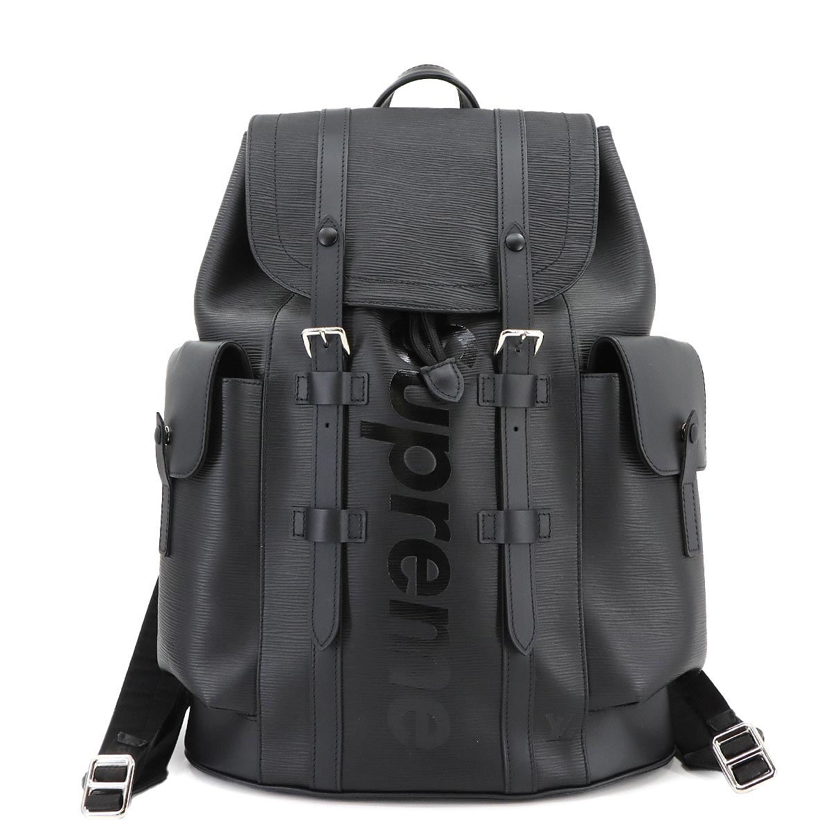 Supreme Epi Christopher PM Backpack Leather Noir M53413