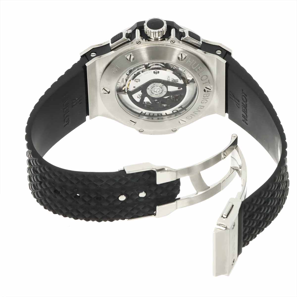 Big Bang Steel 301 SX 130 RX Black Dial Mens Watch