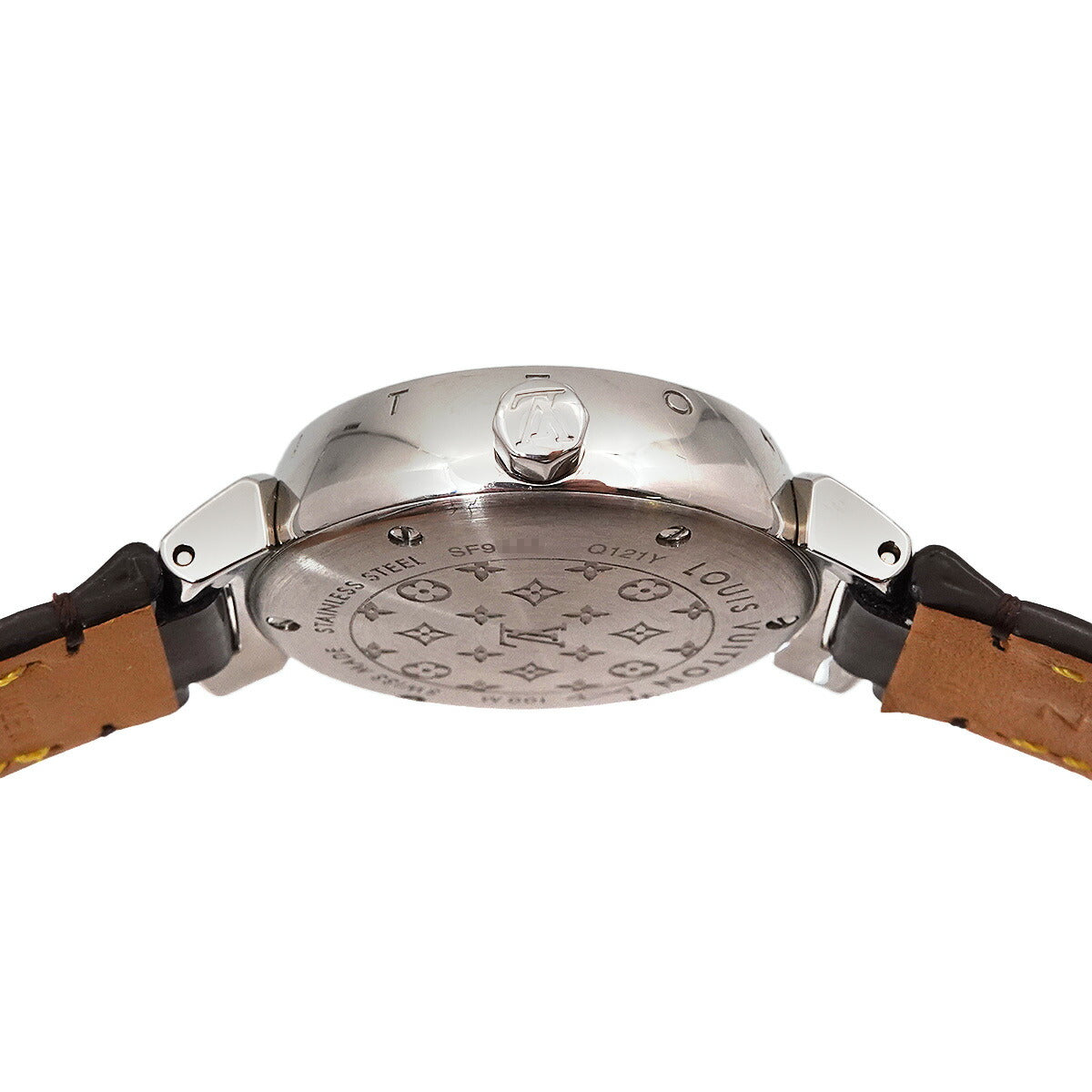 Tambour Brush Diamond PM Q121Y Quartz Pink Dial