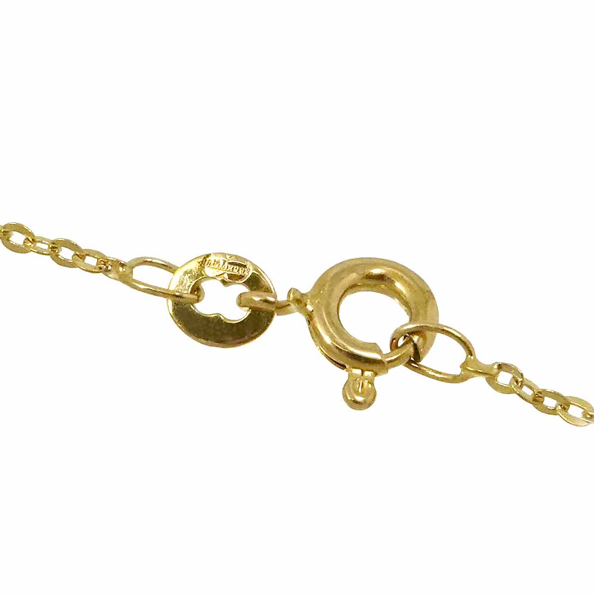 Ruby 0.66ct Diamond 0.26ct Necklace 18K 18K Yellow Gold 750