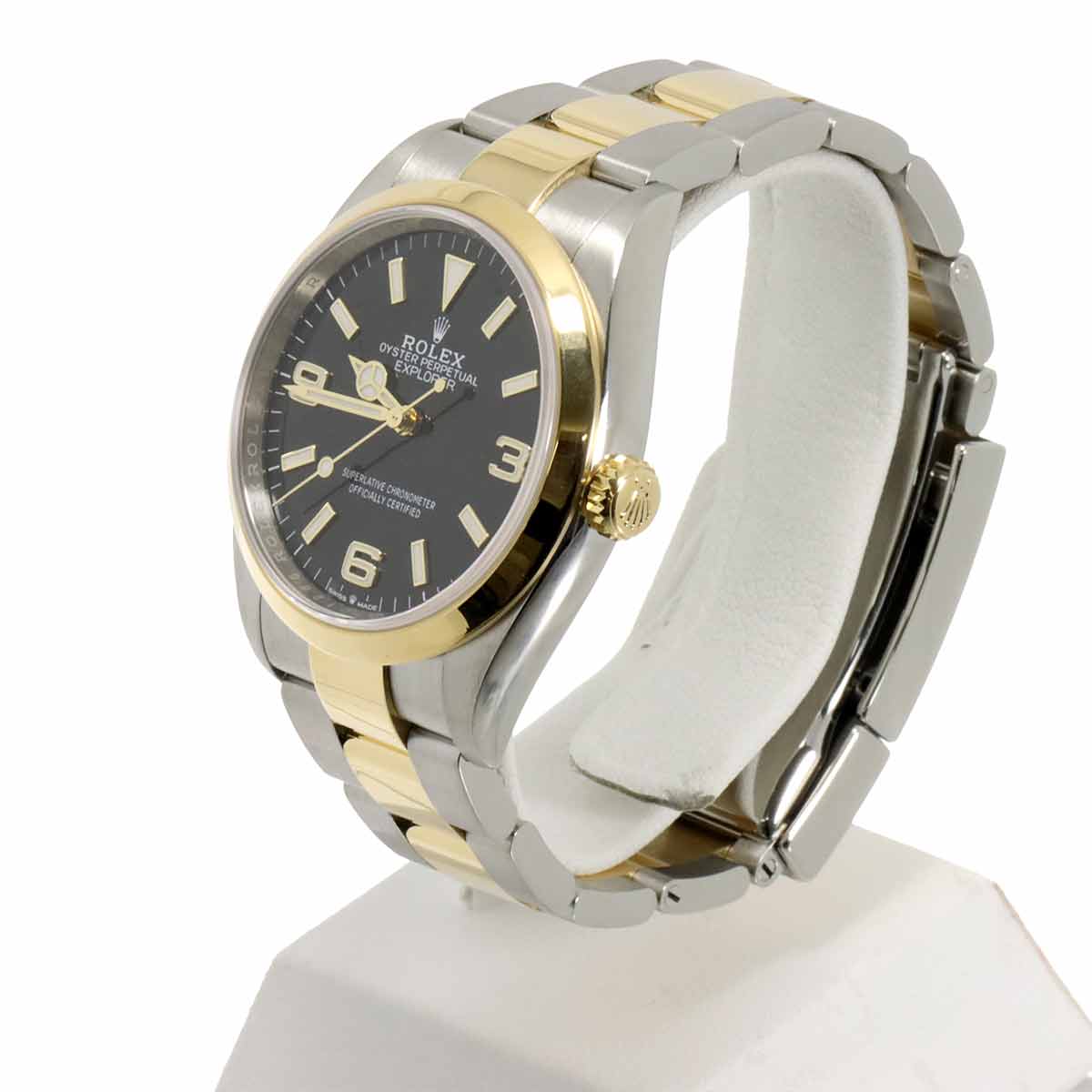 Explorer 1 124273 Serial Random Automatic Black Dial K18YG