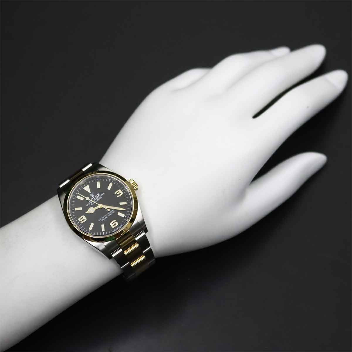 Explorer 1 124273 Serial Random Automatic Black Dial K18YG