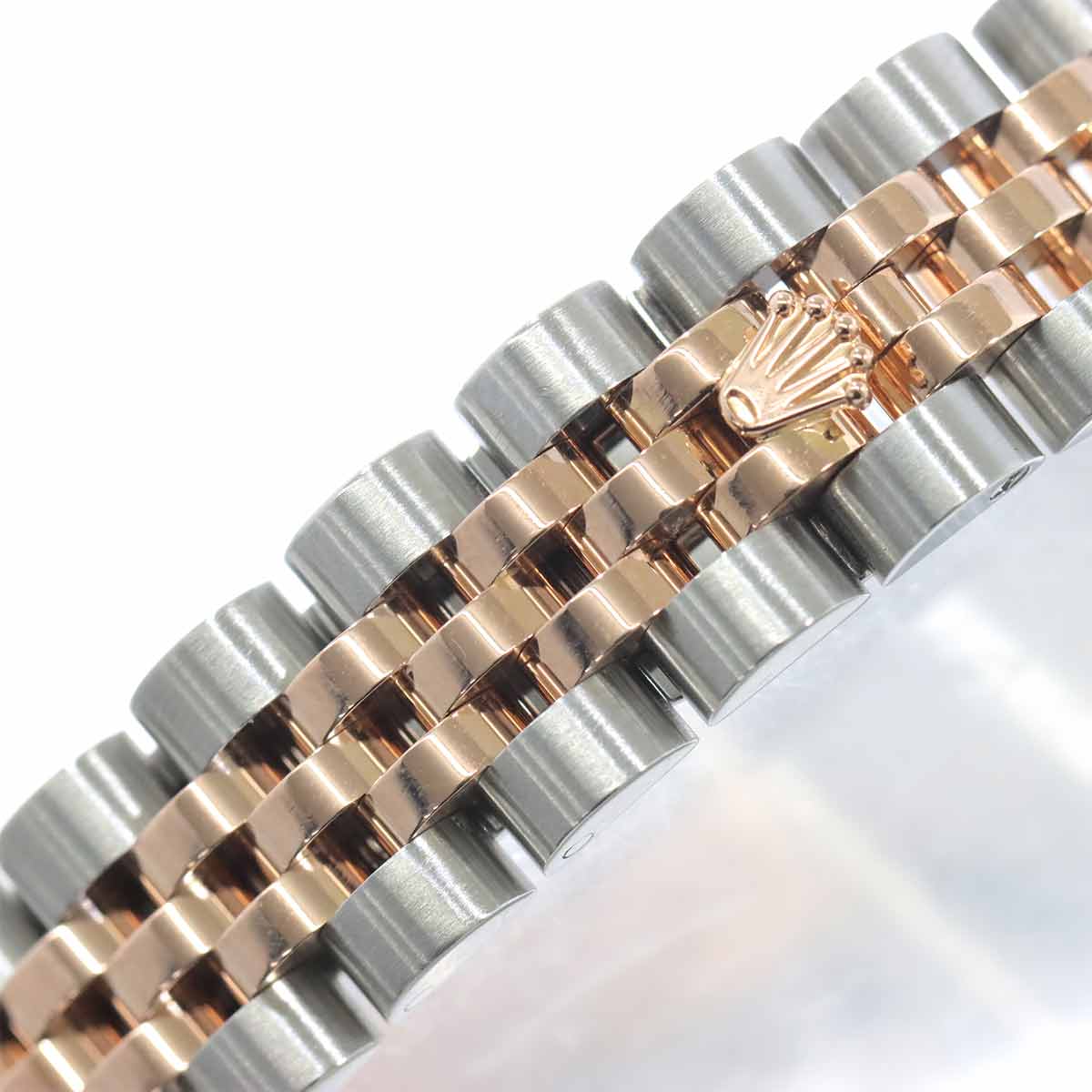 Datejust 179171 Two Tones 750 PG Automatic chocolate Dial Ladies