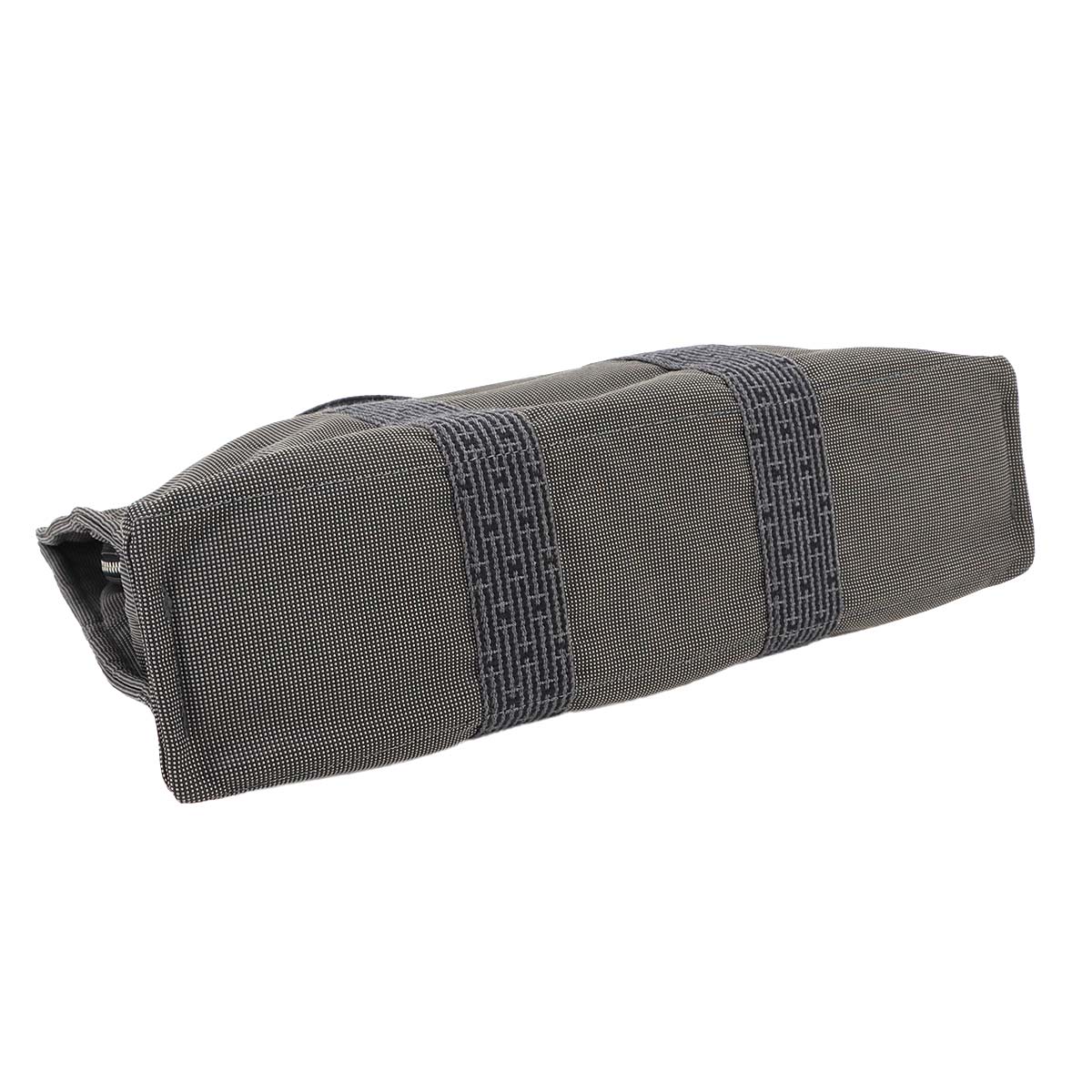 Herline Tote MM Bag Canvas Gray Unisex Purse