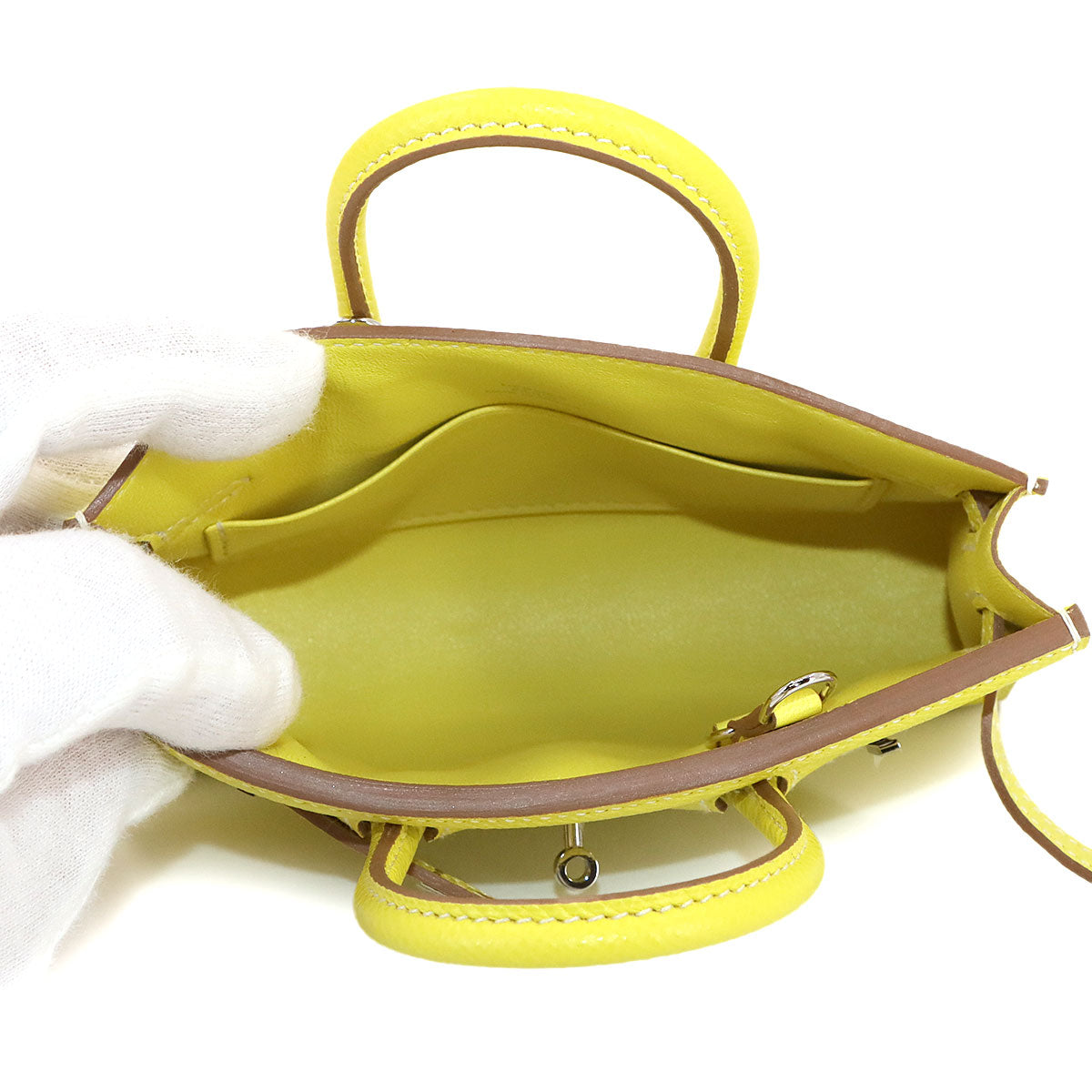 Tiny Birkin Shoulder Bag Epsom Lime