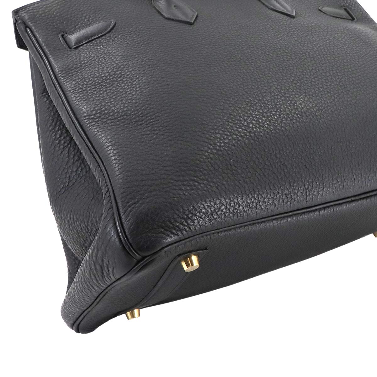 Birkin 35 Togo Black Hand Bag Purse