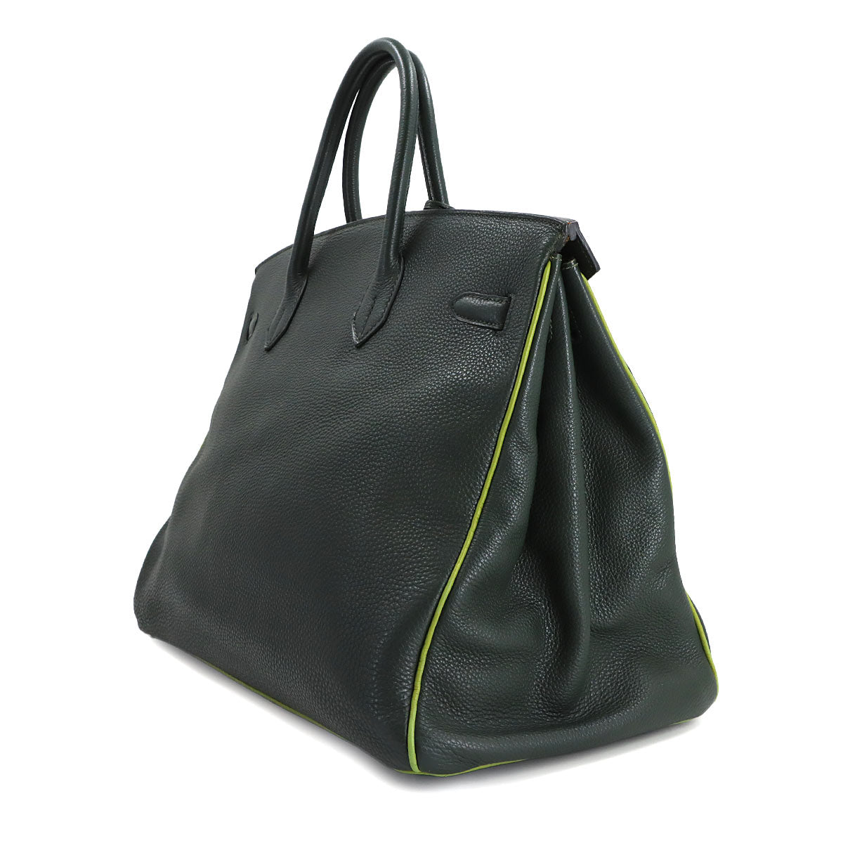 Birkin 40 Veau Togo Vert fonce Anis green Hand Bag Purse