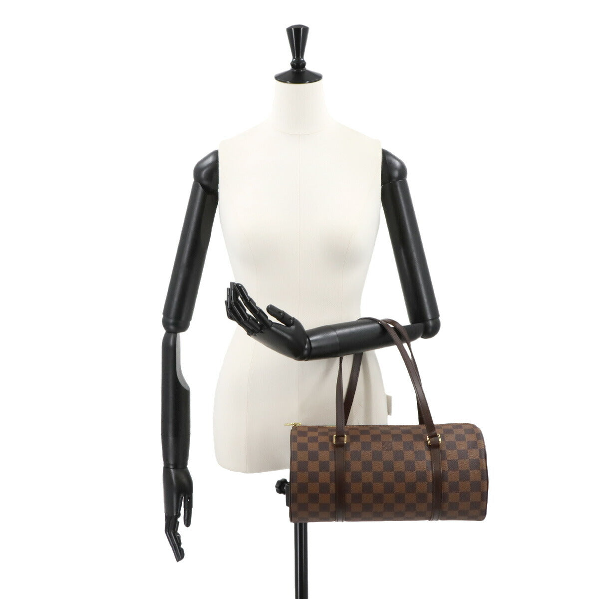 Damier Papillon 30 Hand Bag Ebene N51303 Pouch Purse