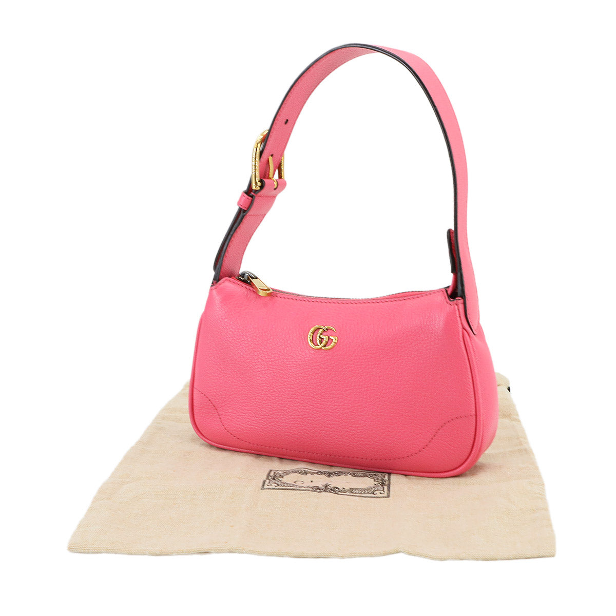 GG Marmont Aphrodite Mini Hand Bag Leather Pink 739076