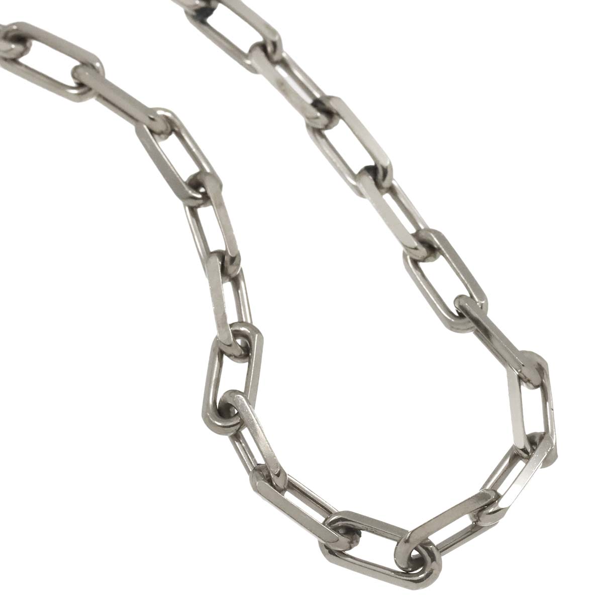 Santos Chain Necklace 18K White Gold 750