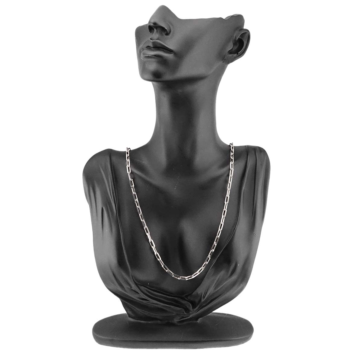 Santos Chain Necklace 18K White Gold 750