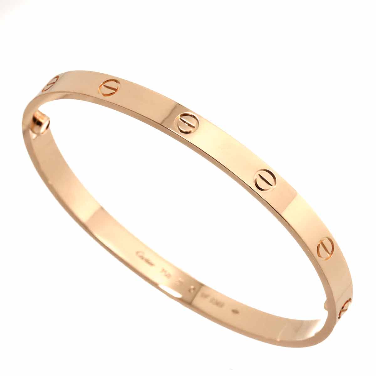Love Bracelet Bangle 18K Pink Gold 750 Size21