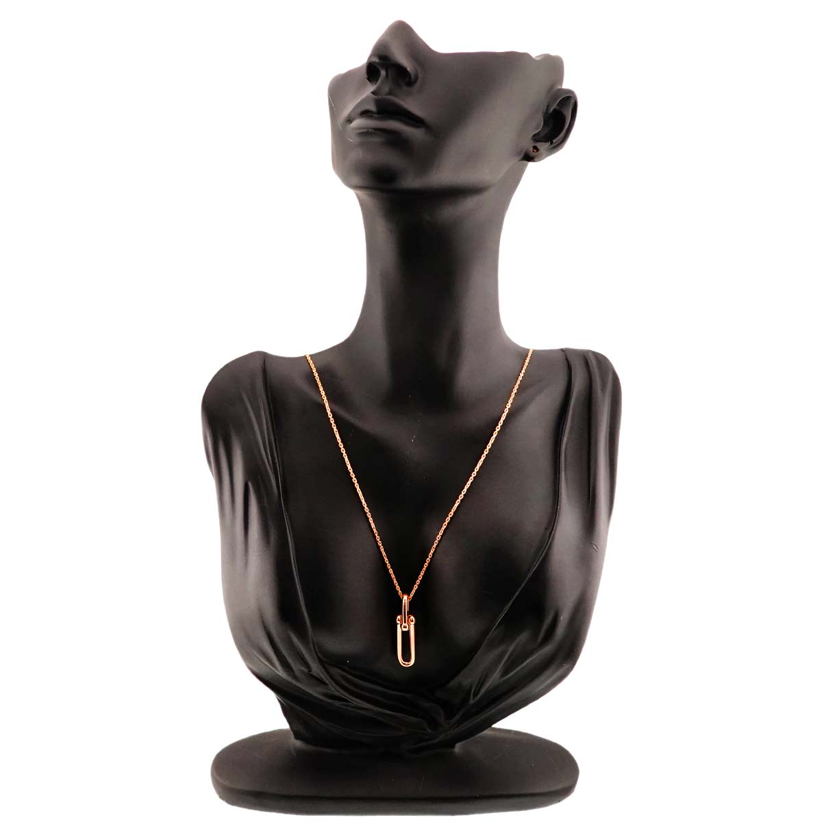 Hardware Link Necklace 18K PG Pink Gold 750
