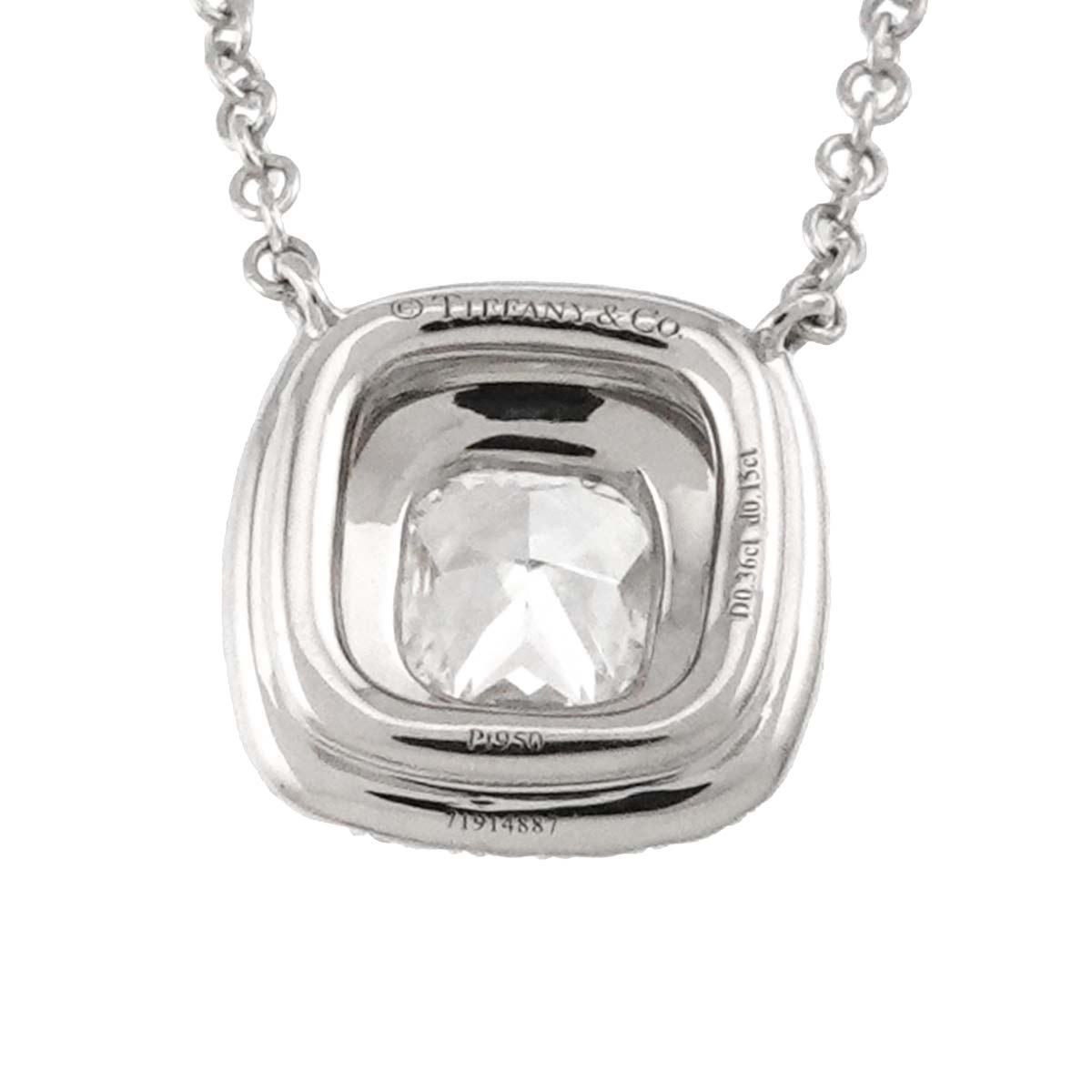 Soleste Diamond 0.36ct H/VVS2 0.15ct Necklace Pt