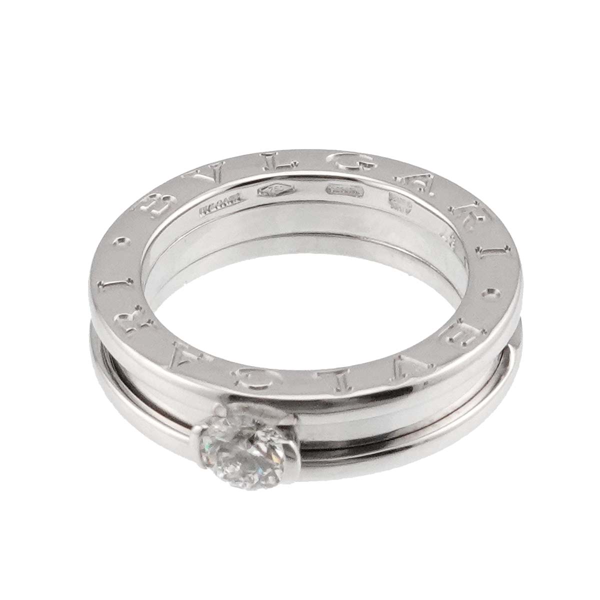 B-ZERO1 Diamond 0.30ct D/VVS1 Ring 18K WG size48 4.5(US)