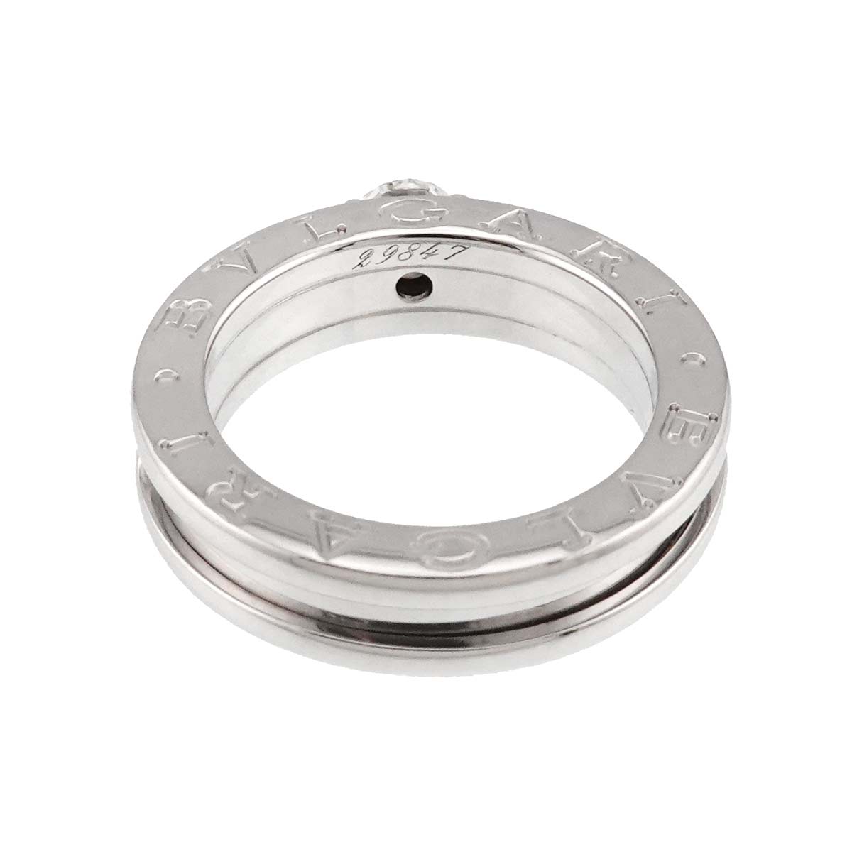 B-ZERO1 Diamond 0.30ct D/VVS1 Ring 18K WG size48 4.5(US)