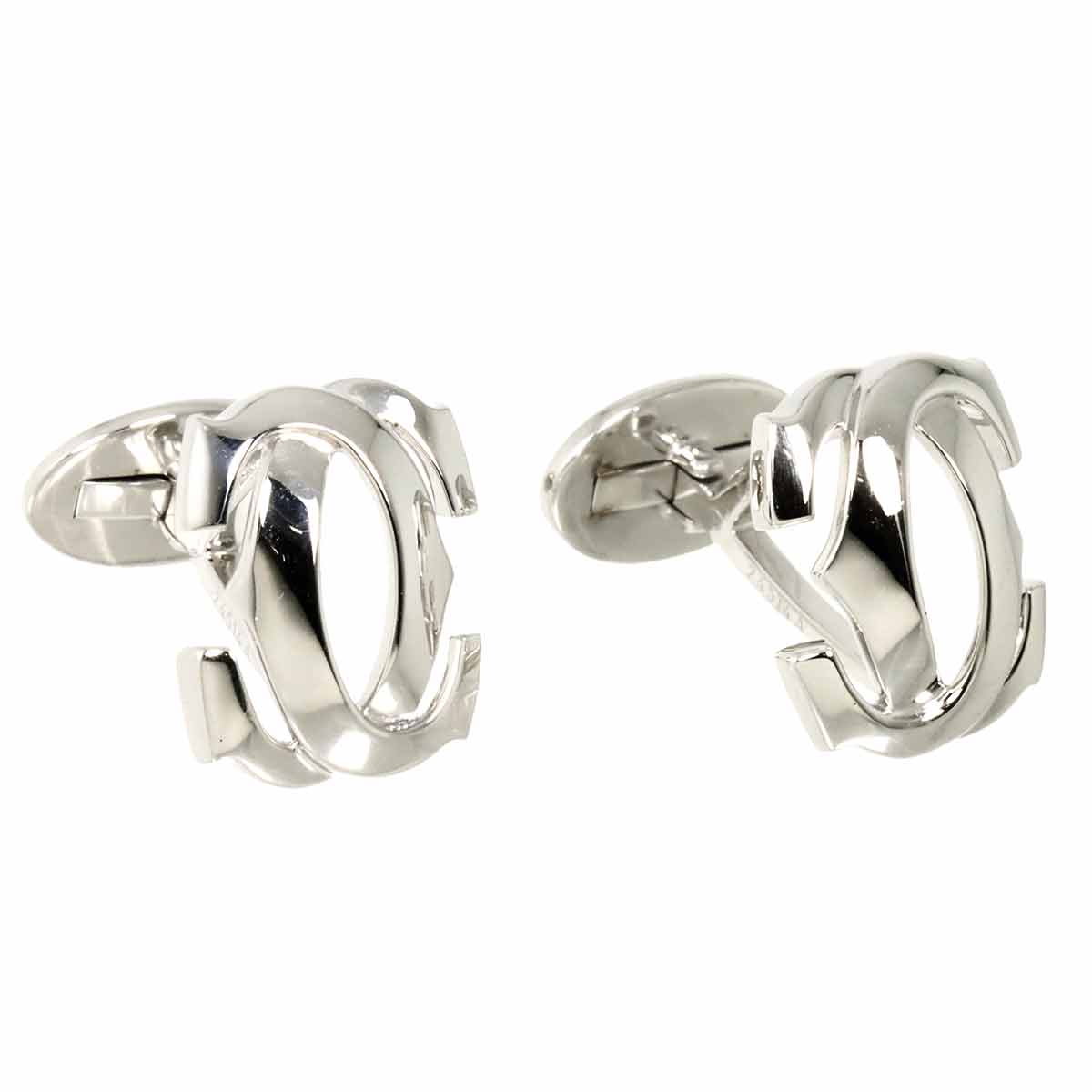 2C C2 Cufflinks 18K White Gold 750