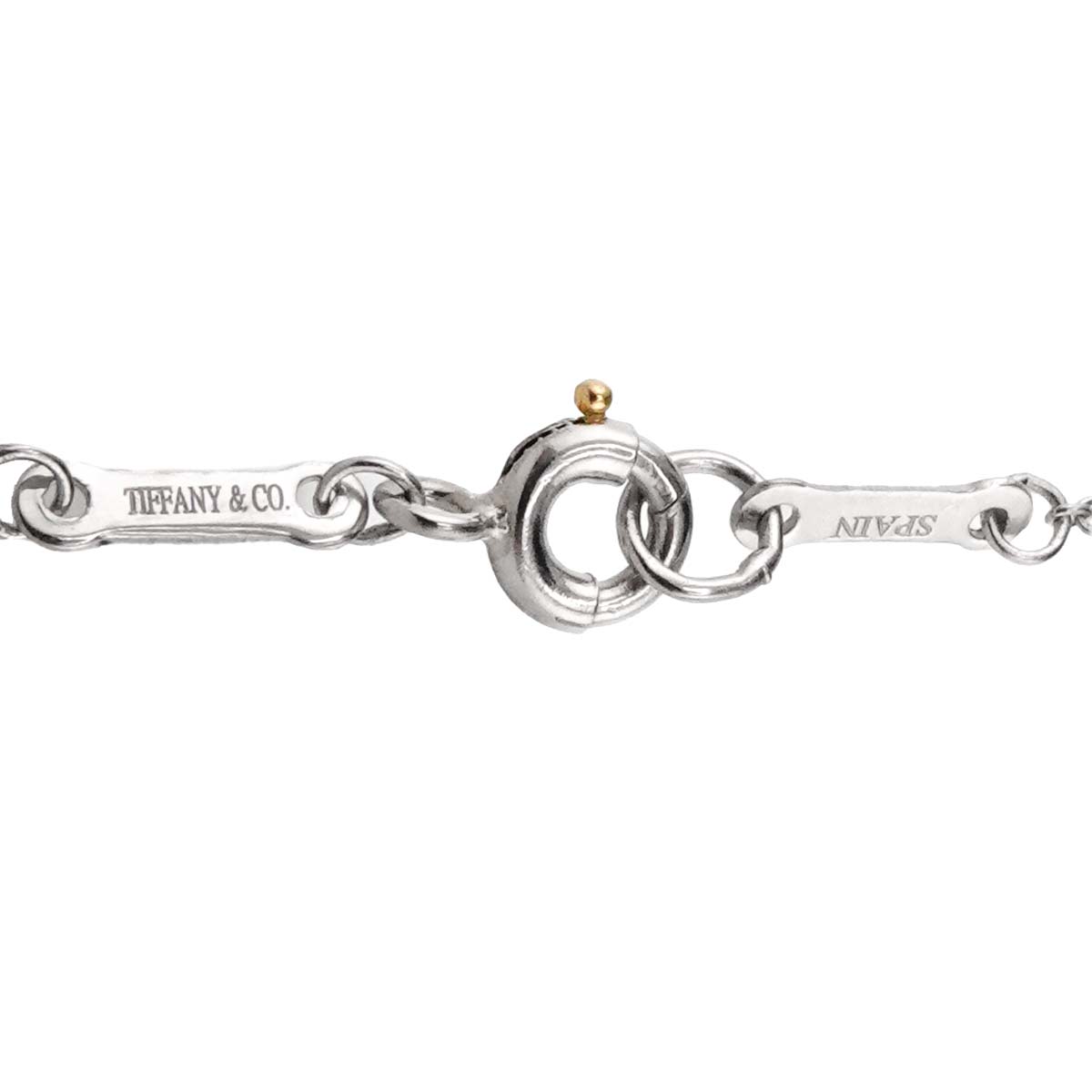 Small Cross Necklace Platinum