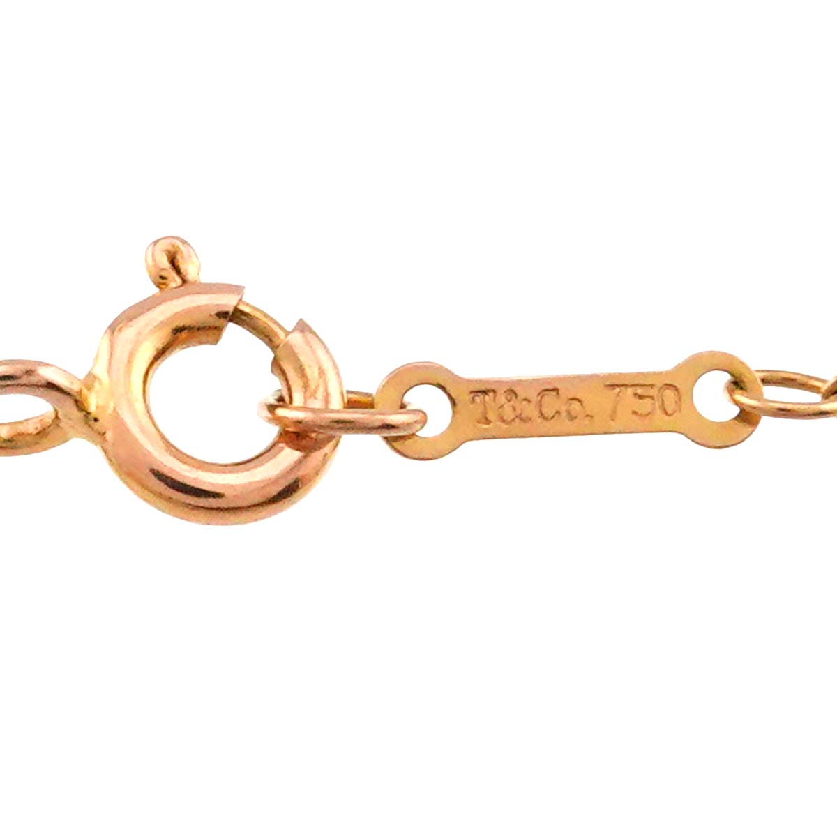 Graffiti Love Diamond Necklace 18K PG 750