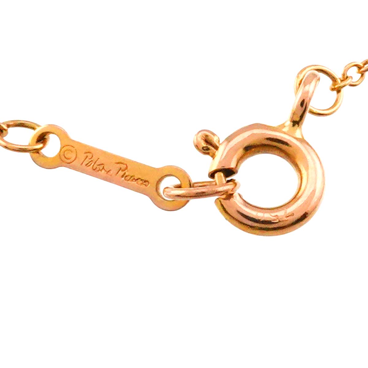 Graffiti Love Diamond Necklace 18K PG 750