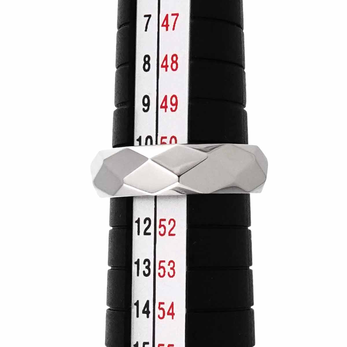 Facet Ring 18K White Gold 750 Size51 5.25(US)