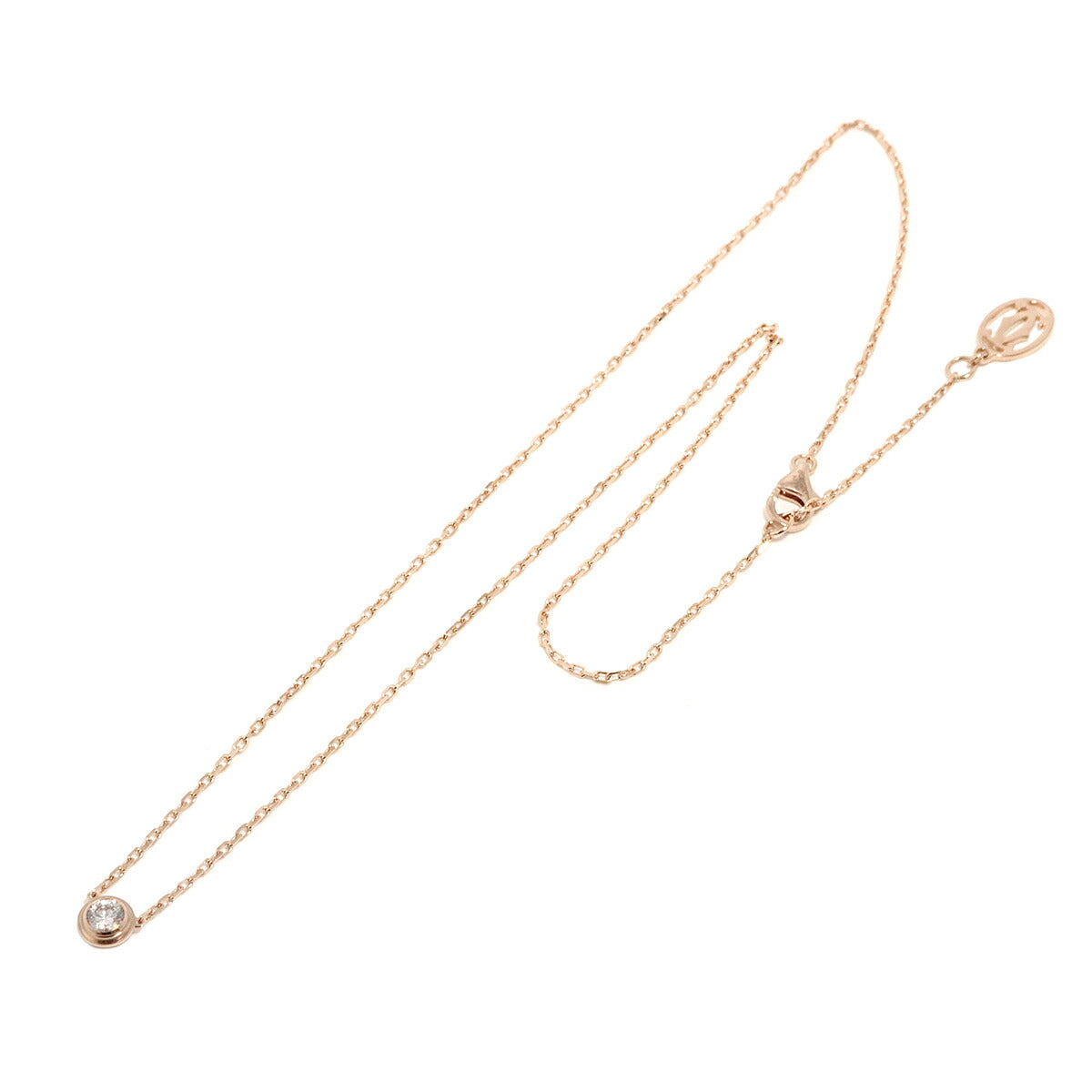 d'Amour Diamond Necklace LM 18K Pink Gold 750