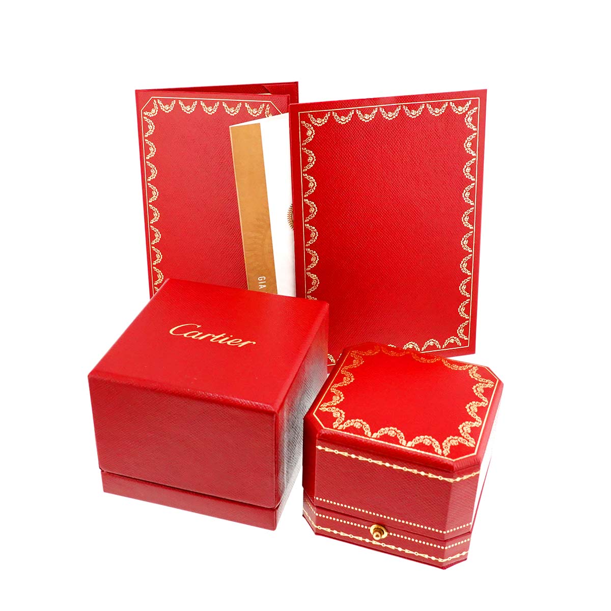 Ballerine Diamond 0.19ct D/VVS1/3EX Ring Pt Size53 6.25-6.5(US)