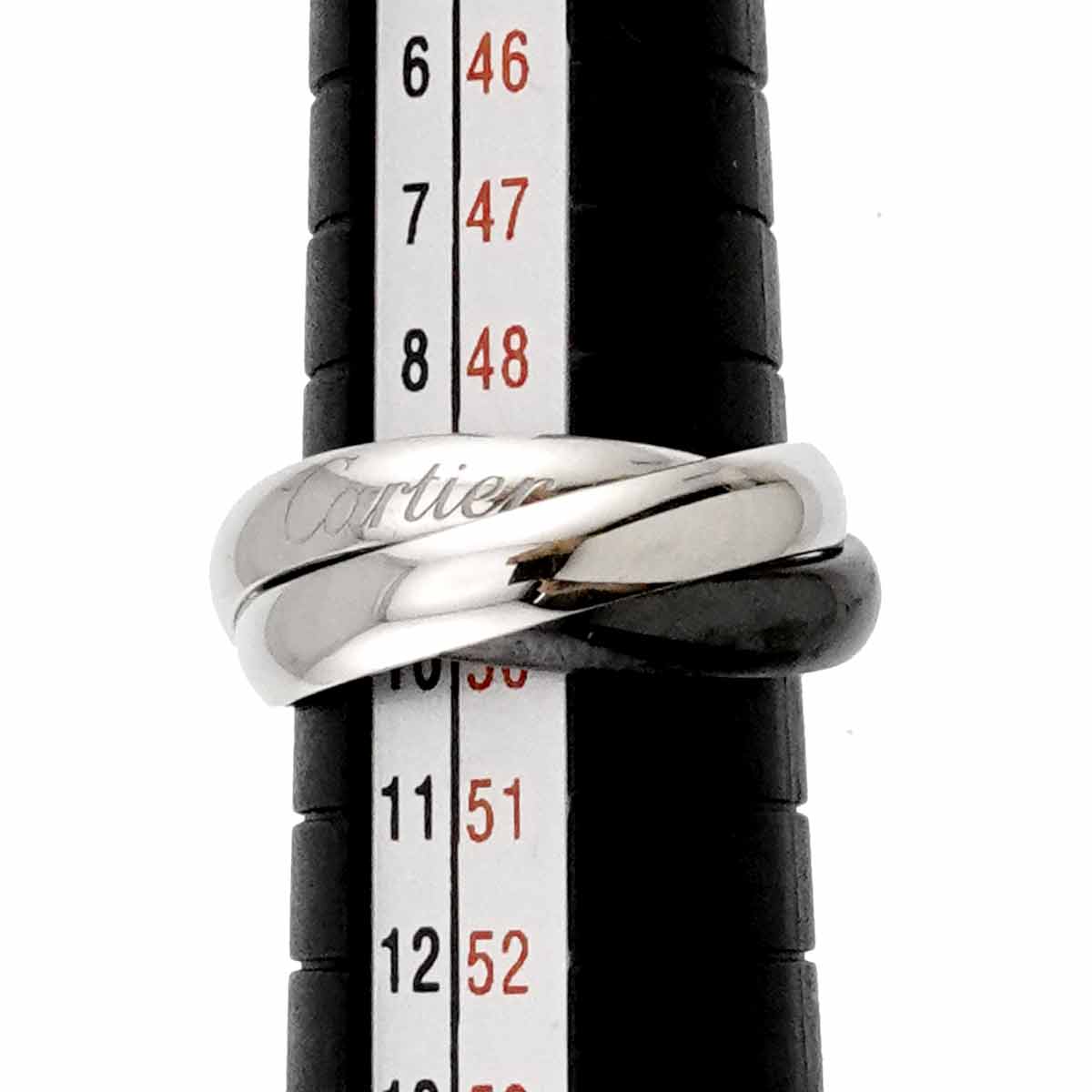 Trinity Ceramic Ring MM K18 White Gold 750 size49 5-5.25(US)