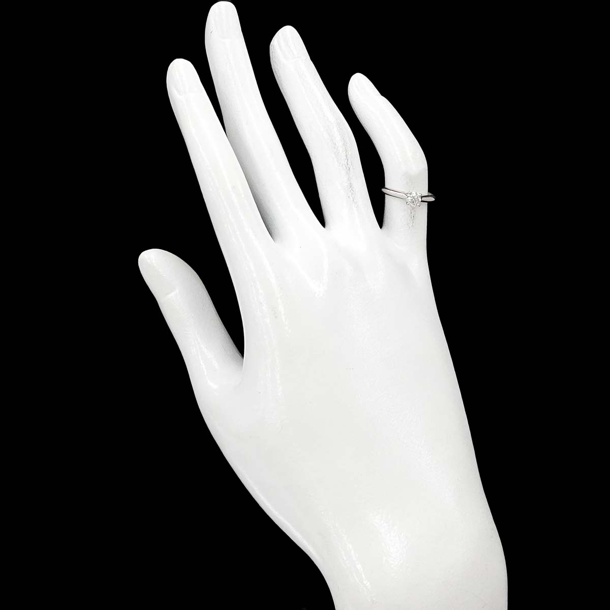 Diamond 0.25ct E/VVS2/3EX Ring Platinum Size45 3.25(US)