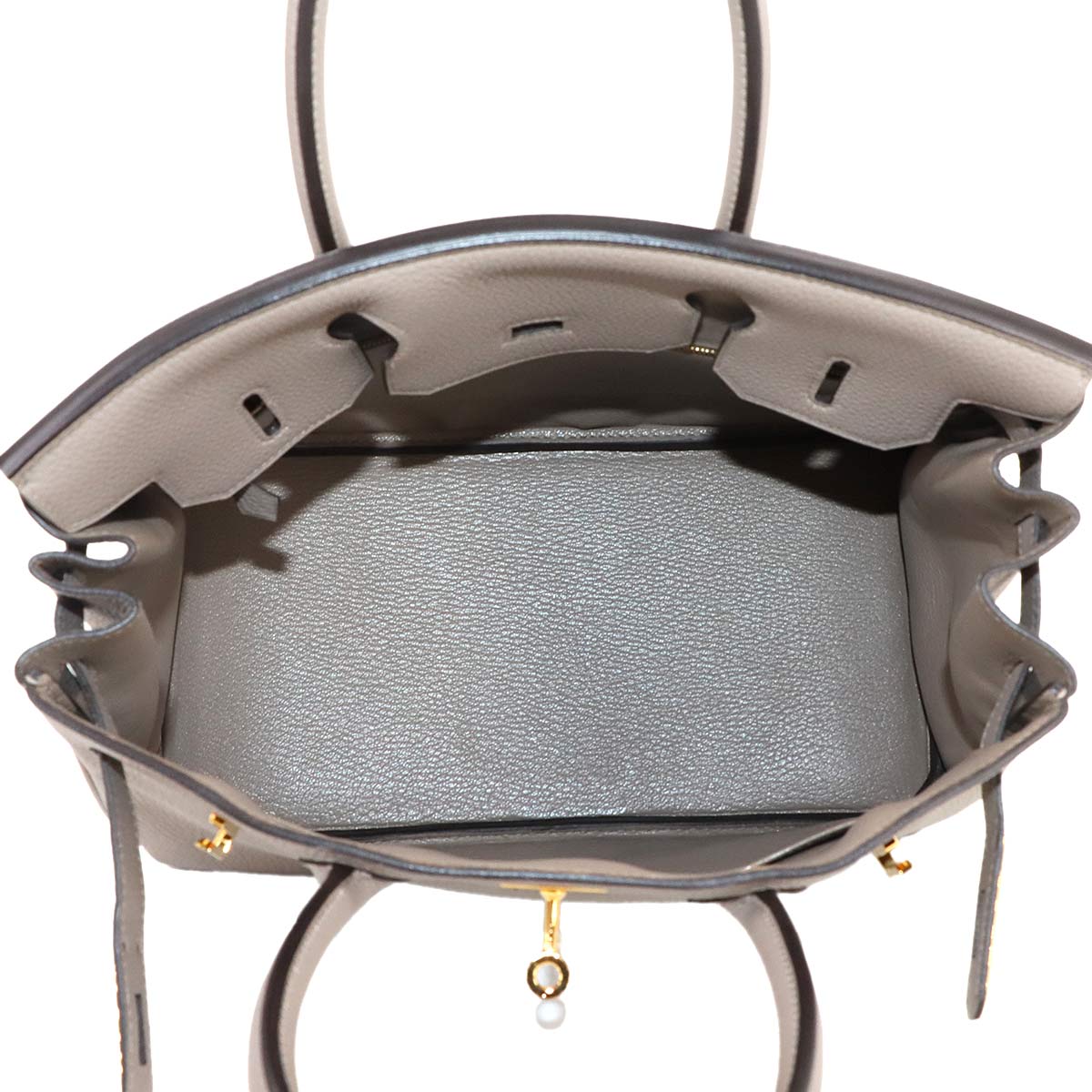 Birkin 30 Veat Tog Gris asphalt Hand Bag Purse