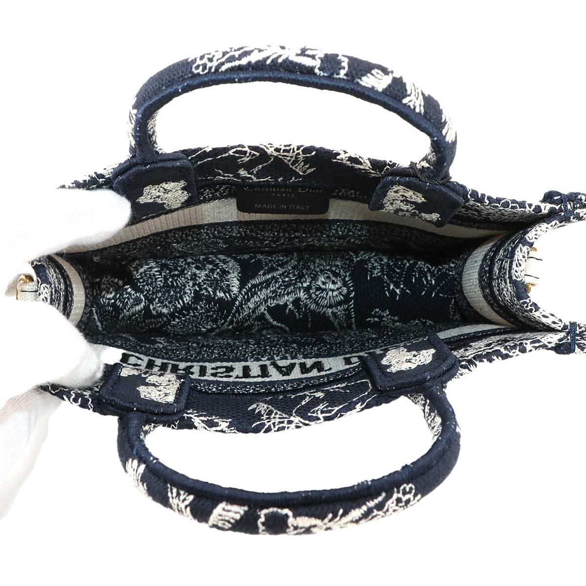 Toile de Jouy Revers Book Tote Mini shoulder Bag