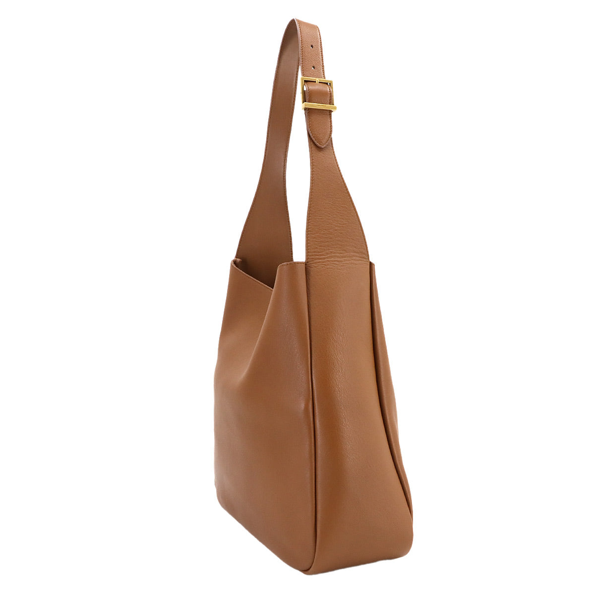 Le 5 A 7 Large Shoulder Bag Leather Brown 753837