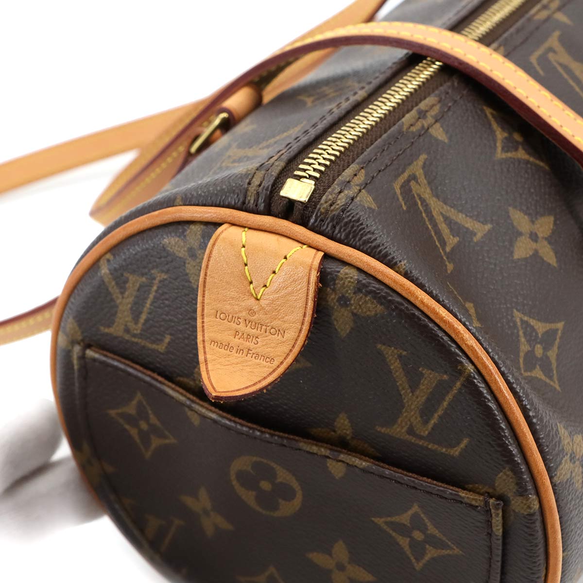 Monogram Papillon 30 Hand Bag M40711 LV Brown
