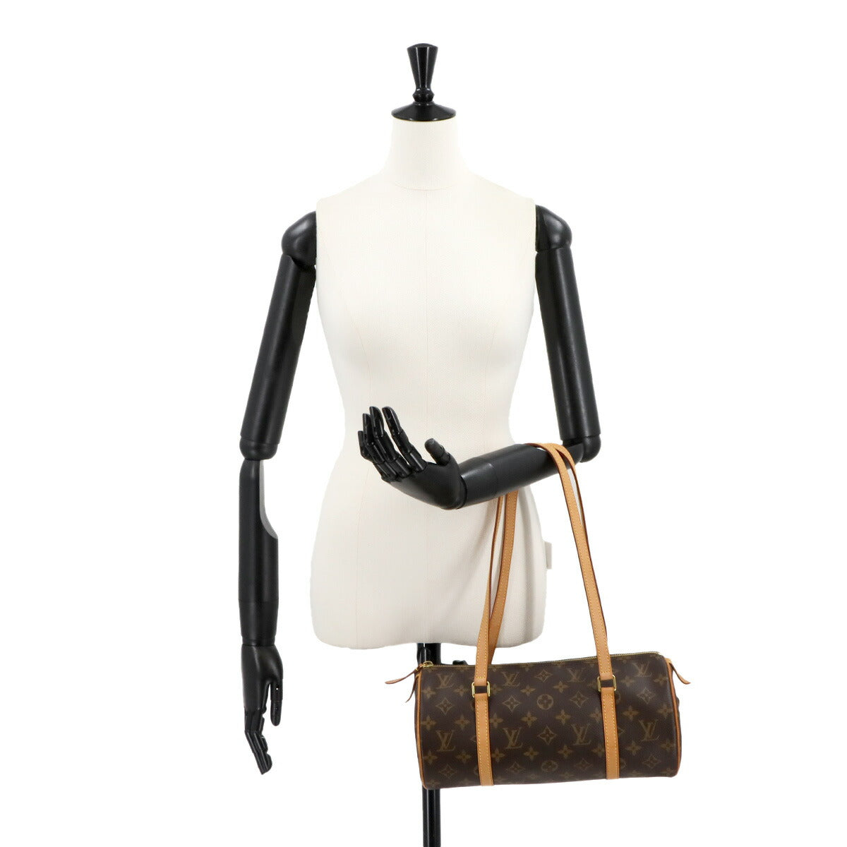 Monogram Papillon 30 Hand Bag M40711 LV Brown