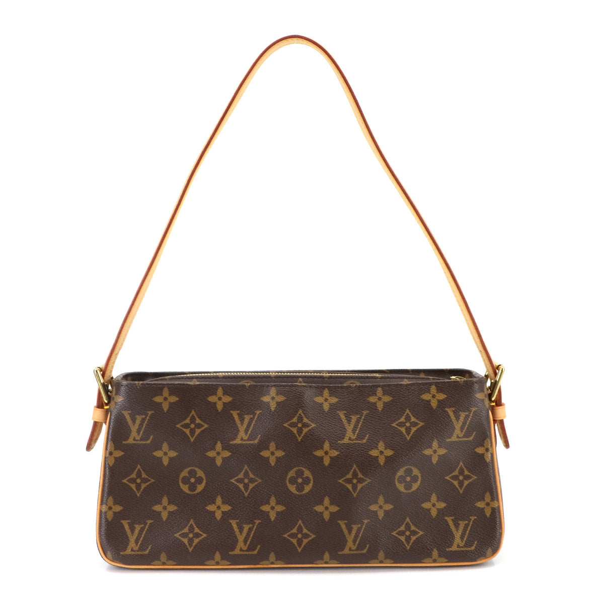 Monogram Viva Cite MM Shoulder Bag Brown M51164 Purse