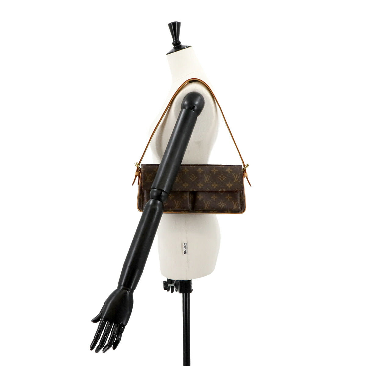 Monogram Viva Cite MM Shoulder Bag Brown M51164 Purse