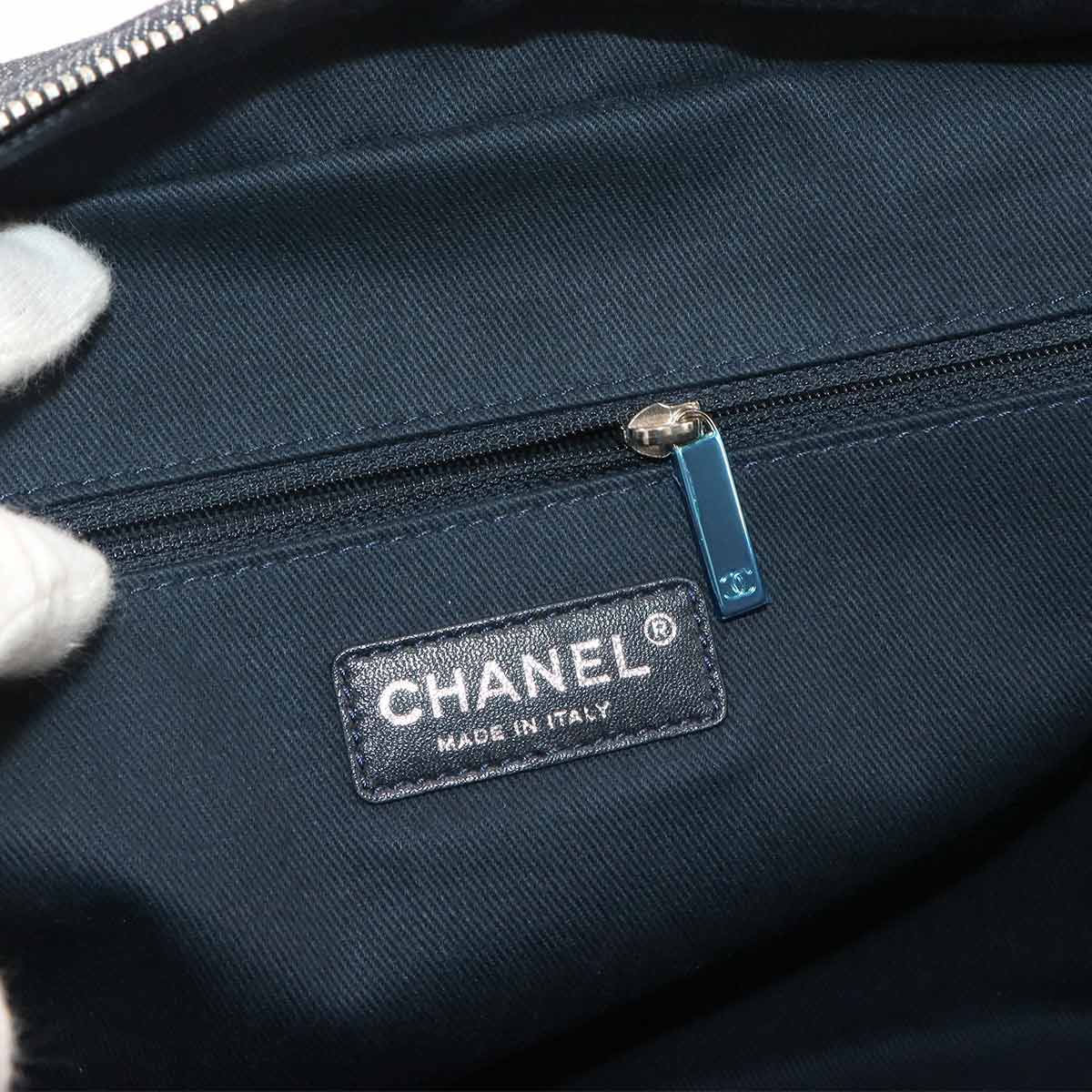 Deauville Bowling Bag 2way Hand Chain Shoulder Navy A92750