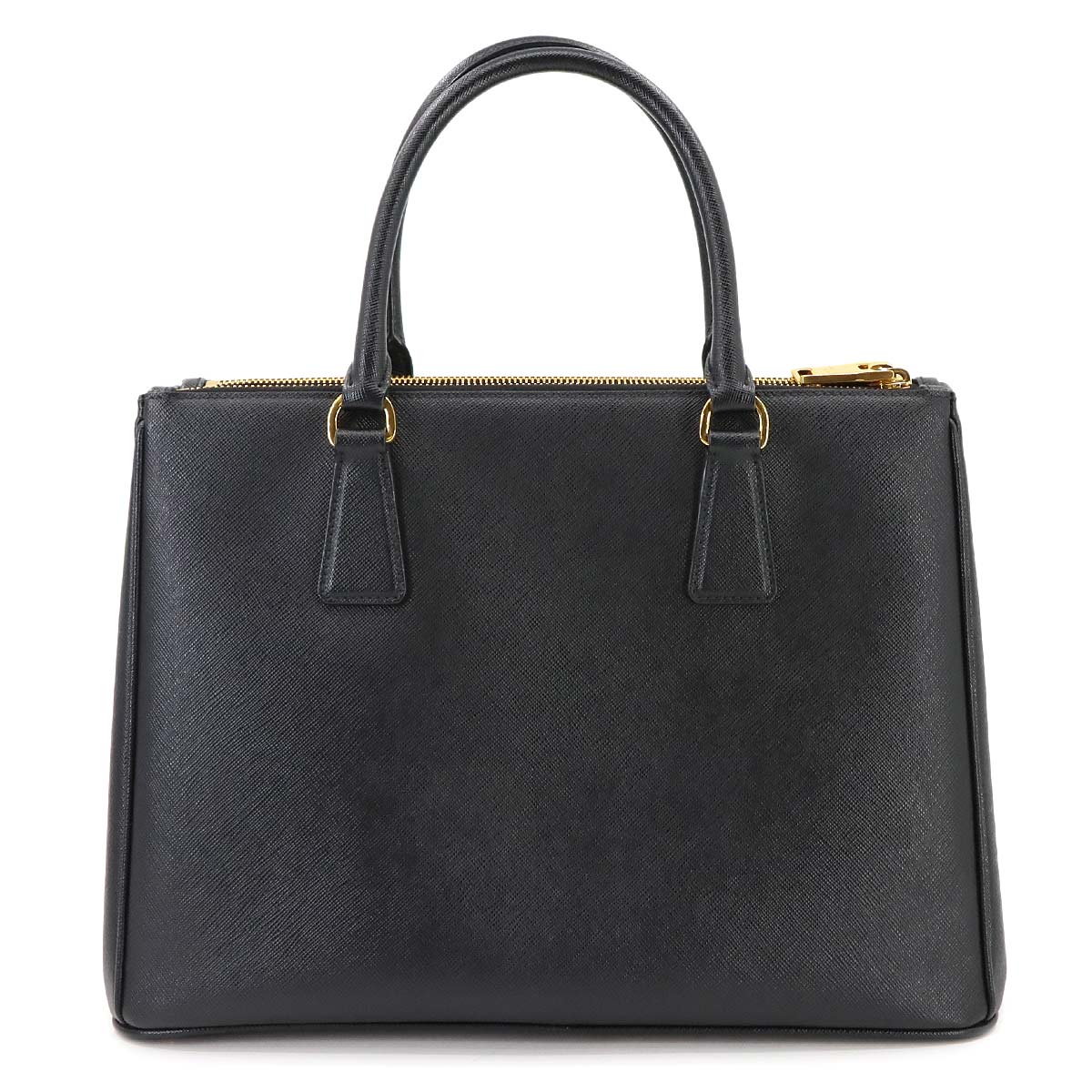 Galleria 2way Tote Shoulder Bag Saffiano Leather Black 1BA274