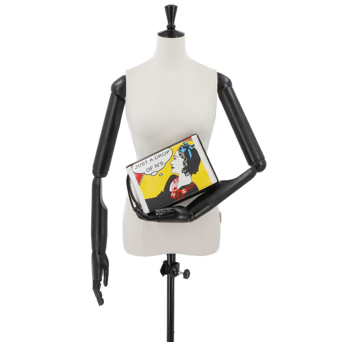 JUST A DROP OF NO.5 Clutch Bag Patent leather Leather A17585