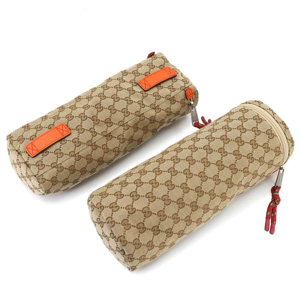 THE NORTH FACE Backpack GG Canvas Leather Beige Orange 650294