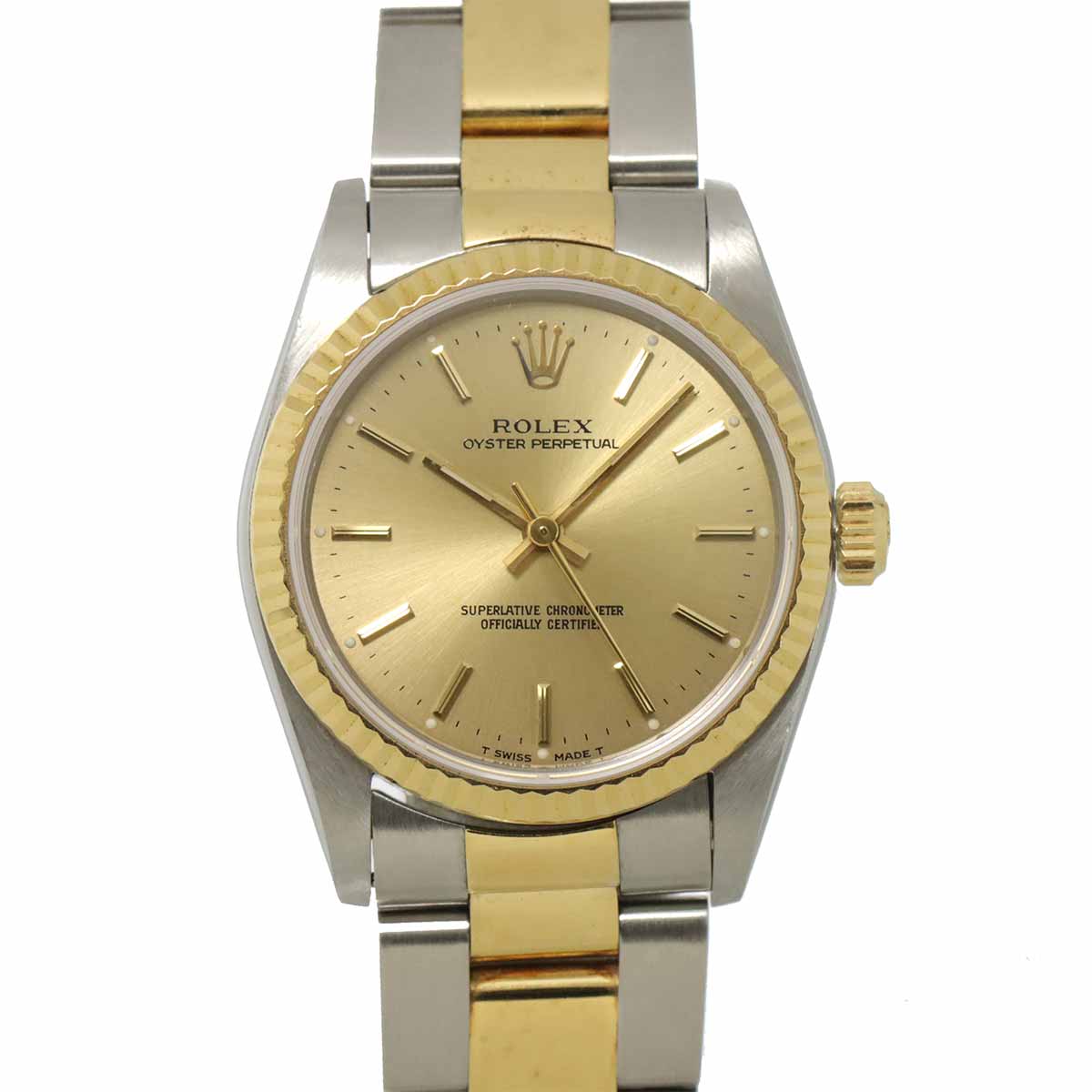 Oyster Perpetual 67513 YG Automatic Serial N Gold Dial Boys
