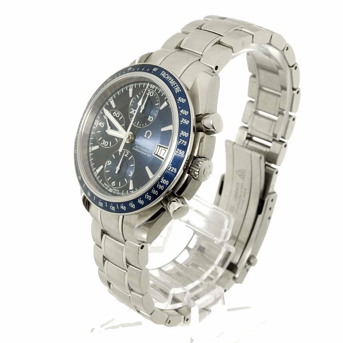Speedmaster Date 3212 80 Chronograph Automatic Blue Dial Mens