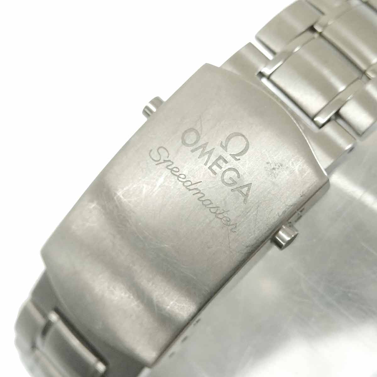 Speedmaster Date 3212 80 Chronograph Automatic Blue Dial Mens