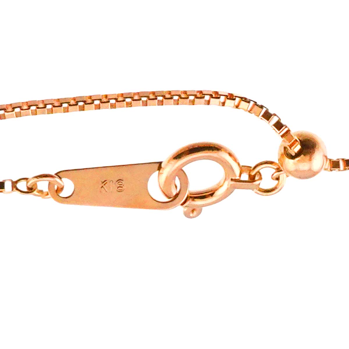 Diamond 1.00ct Necklace 18K K18 PG Pink Gold 750