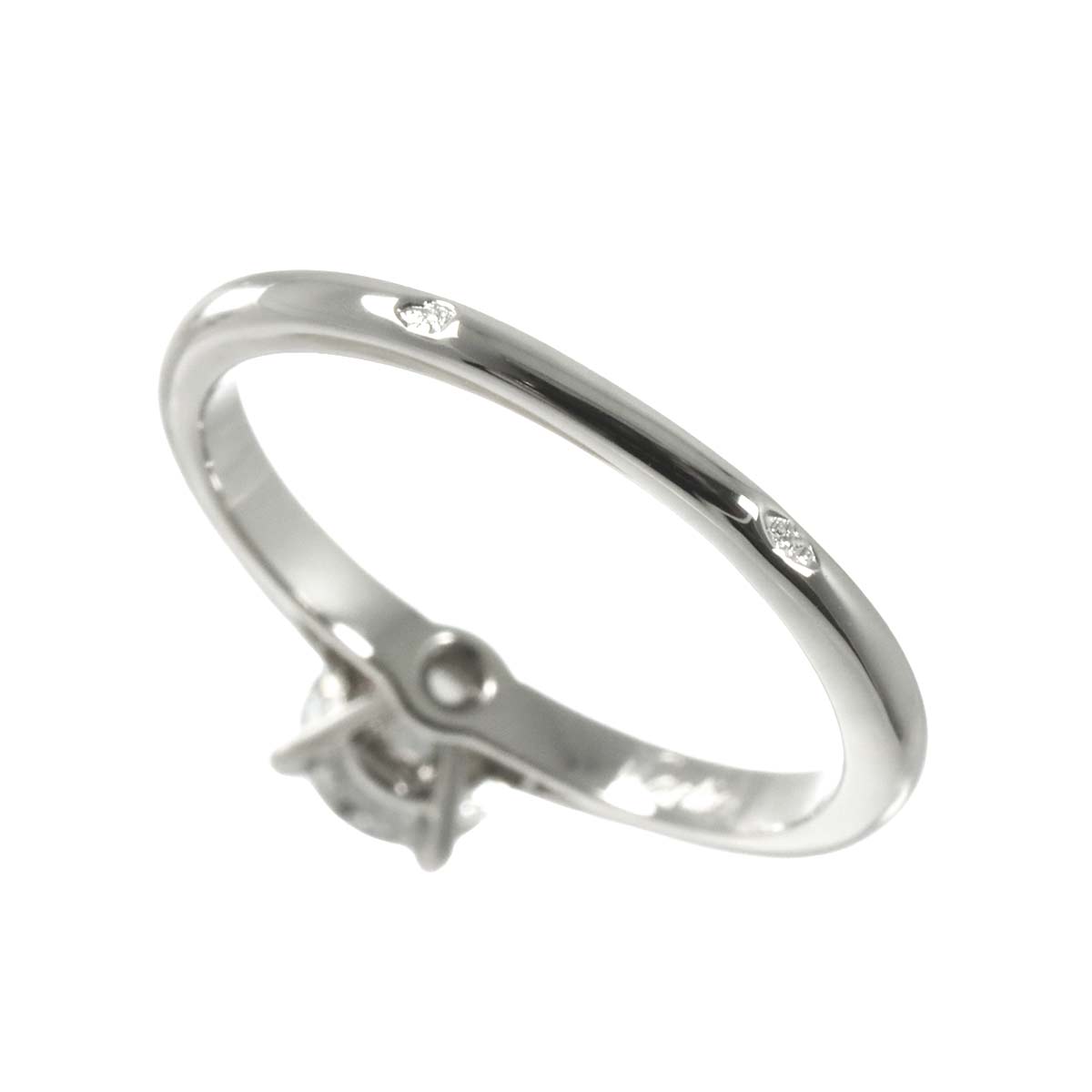 Diamond 0.45ct F/VVS1 Ring Pt Size48 4.5(US)