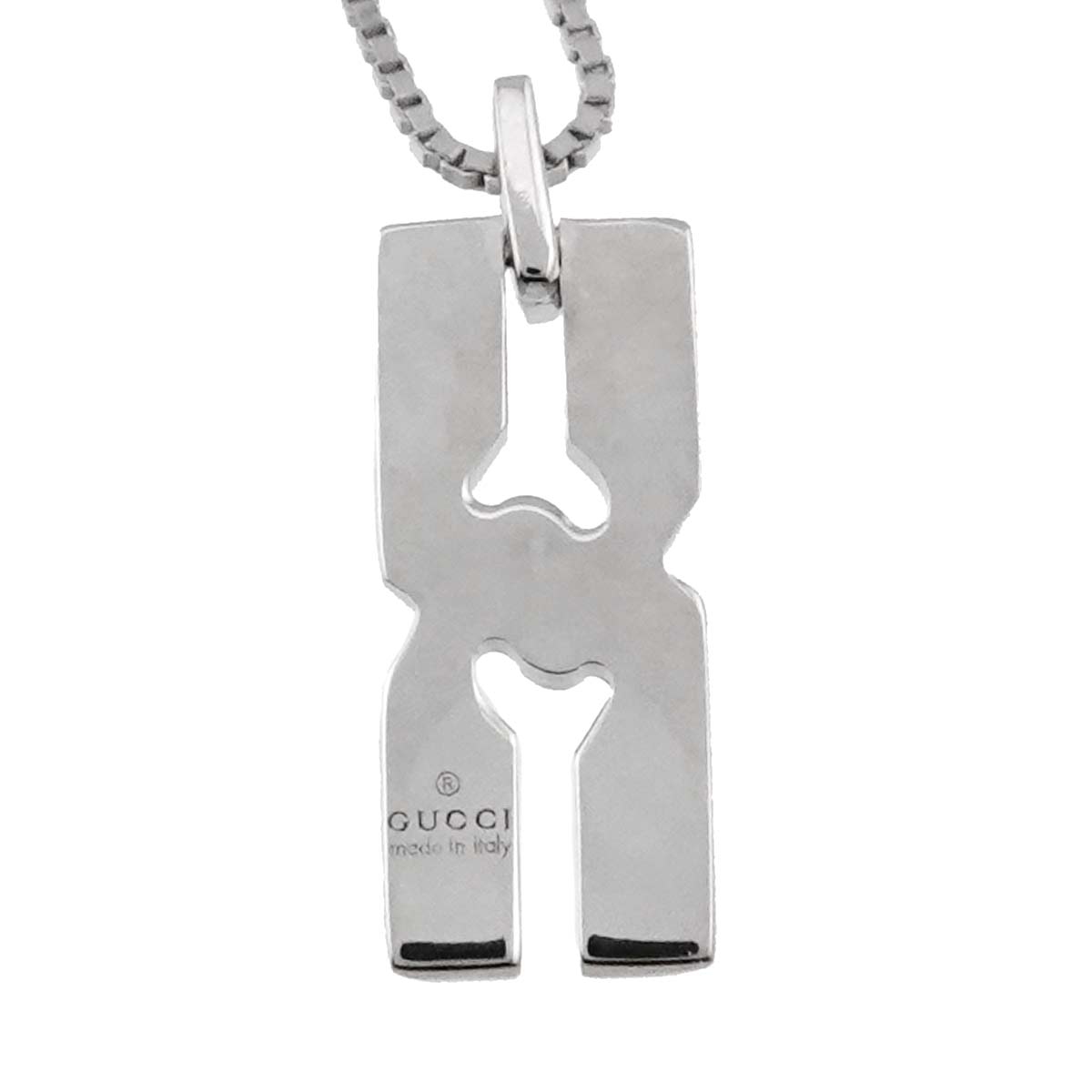 Infinity Necklace 18K White Gold 750