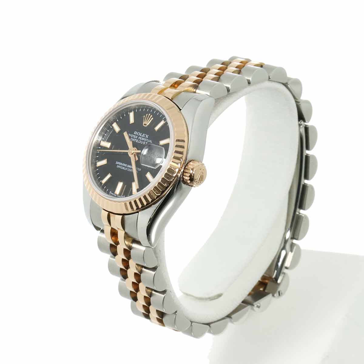 Datejust 179171 Serial D 750 PG Automatic Black Dial Ladies